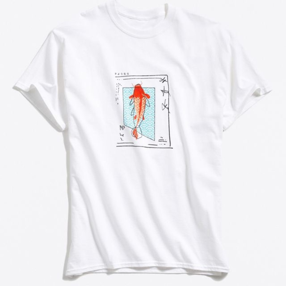 Urban Outfitters Koi Fish Tee NWOT